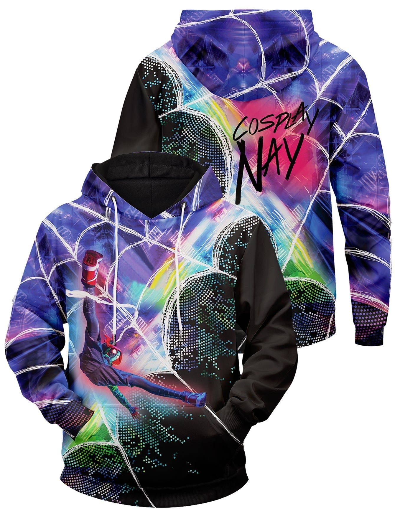 Fandomaniax - Web Slinger Miles - Signed Unisex Pullover Hoodie