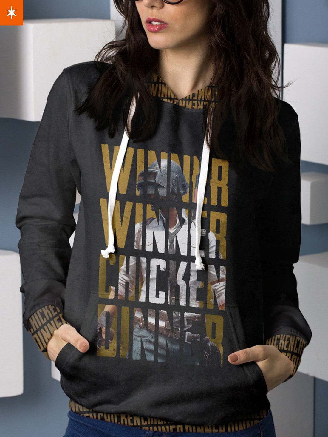 Fandomaniax - Winner Winner Chicken Dinner Unisex Pullover Hoodie