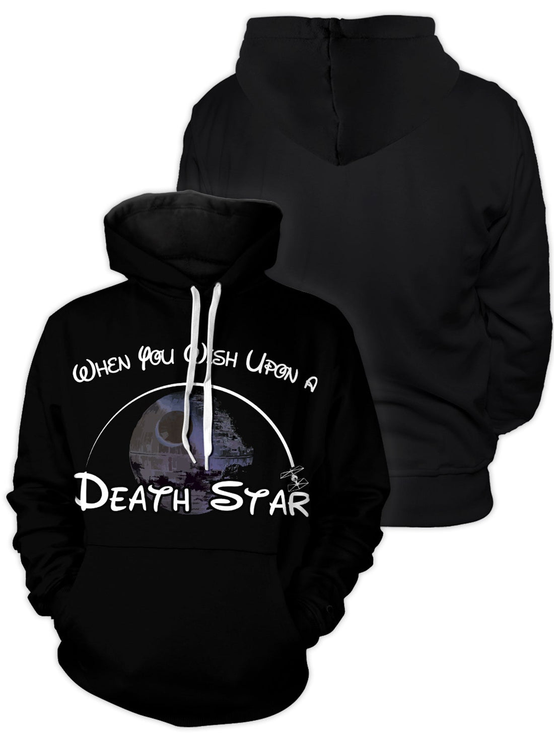 Fandomaniax - Wish Upon a Death Star Unisex Pullover Hoodie