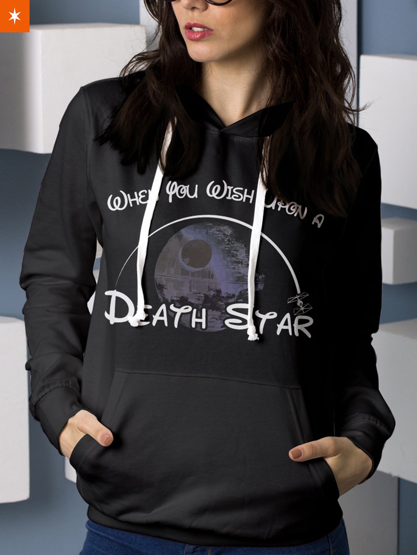 Fandomaniax - Wish Upon a Death Star Unisex Pullover Hoodie