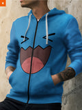 Fandomaniax - Wobuffet Unisex Zipped Hoodie