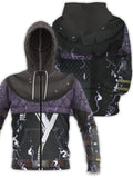 Fandomaniax - Wraith Unisex Zipped Hoodie