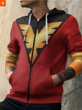 Fandomaniax - X-Men Red Phoenix Unisex Zipped Hoodie