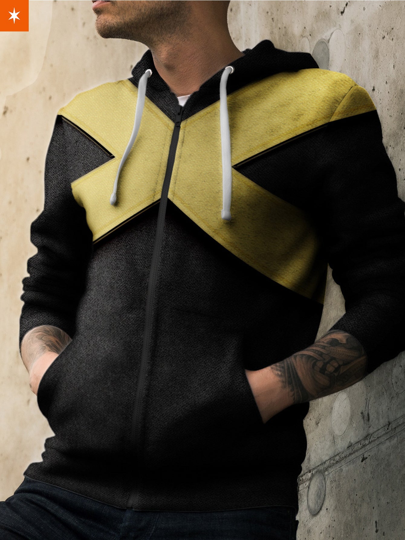 Fandomaniax - X-Men Suit Unisex Zipped Hoodie