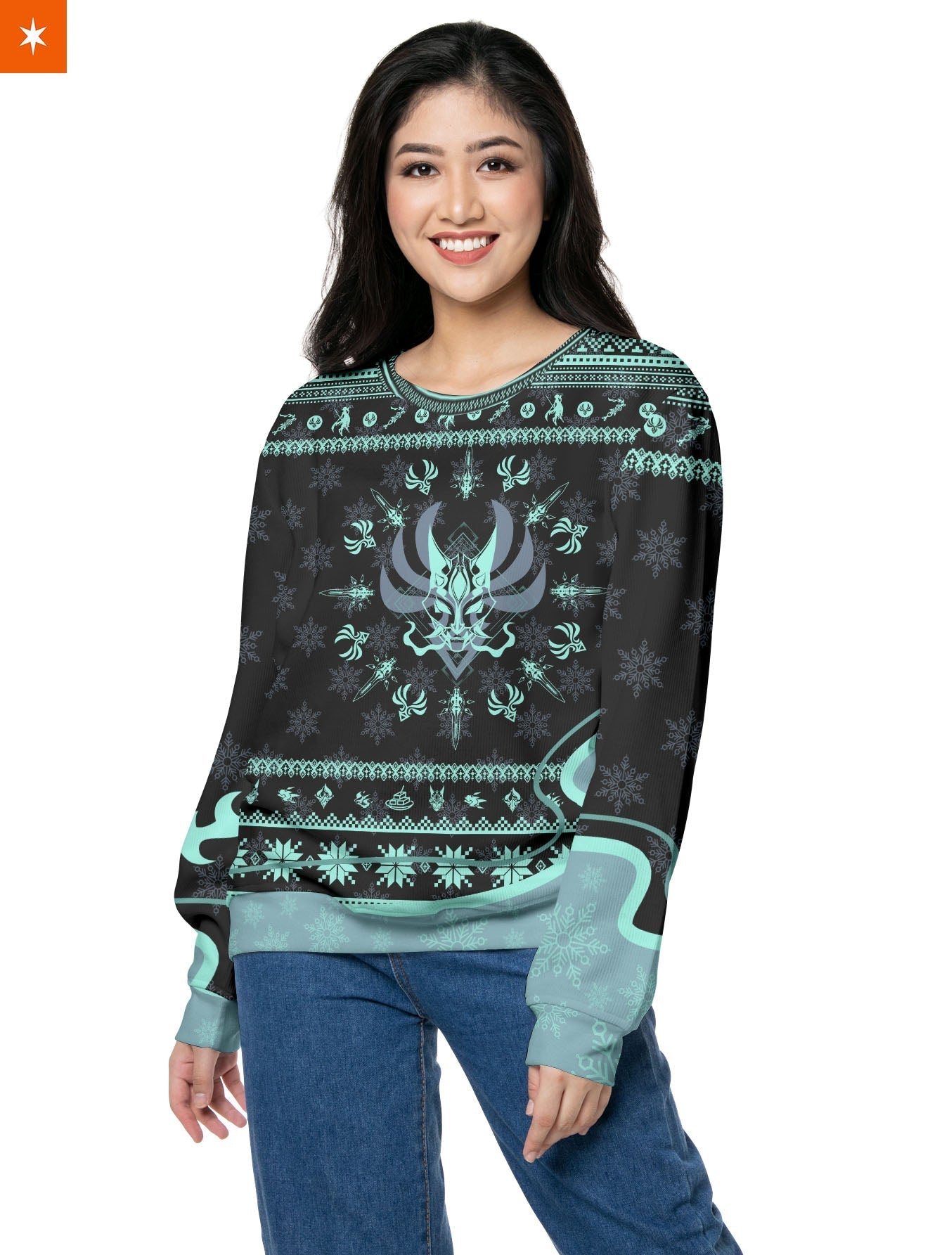 Fandomaniax - Xiao Xmas Unisex Wool Sweater