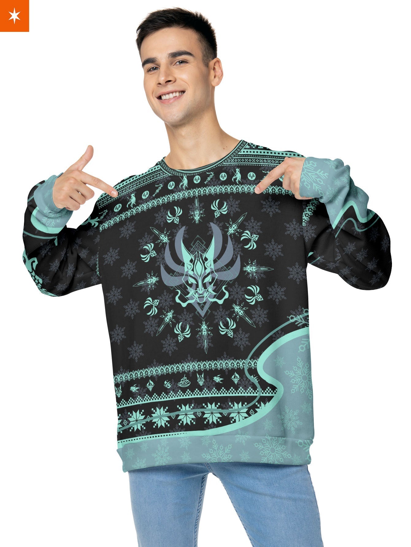 Fandomaniax - Xiao Xmas Unisex Wool Sweater