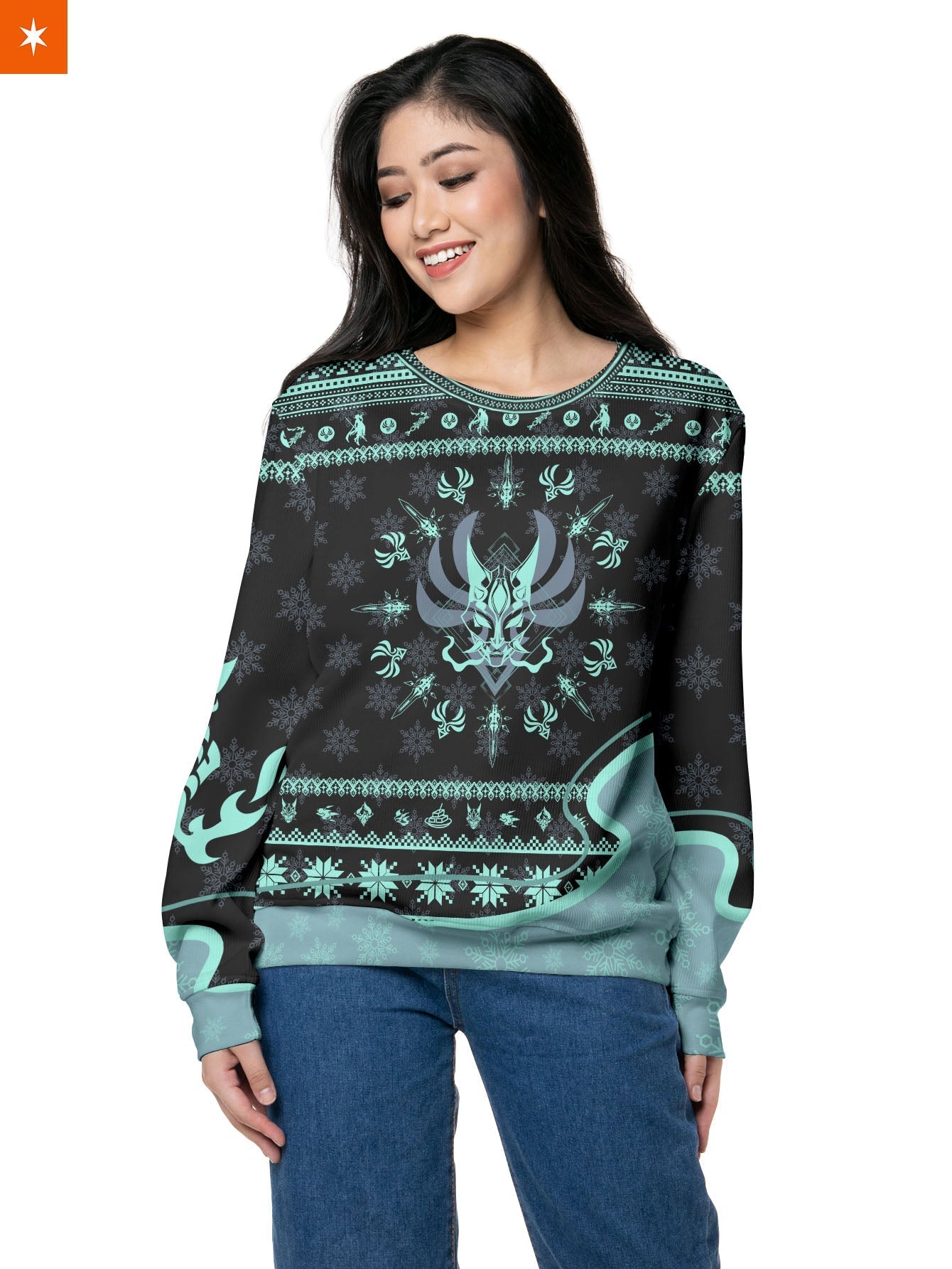 Fandomaniax - Xiao Xmas Unisex Wool Sweater