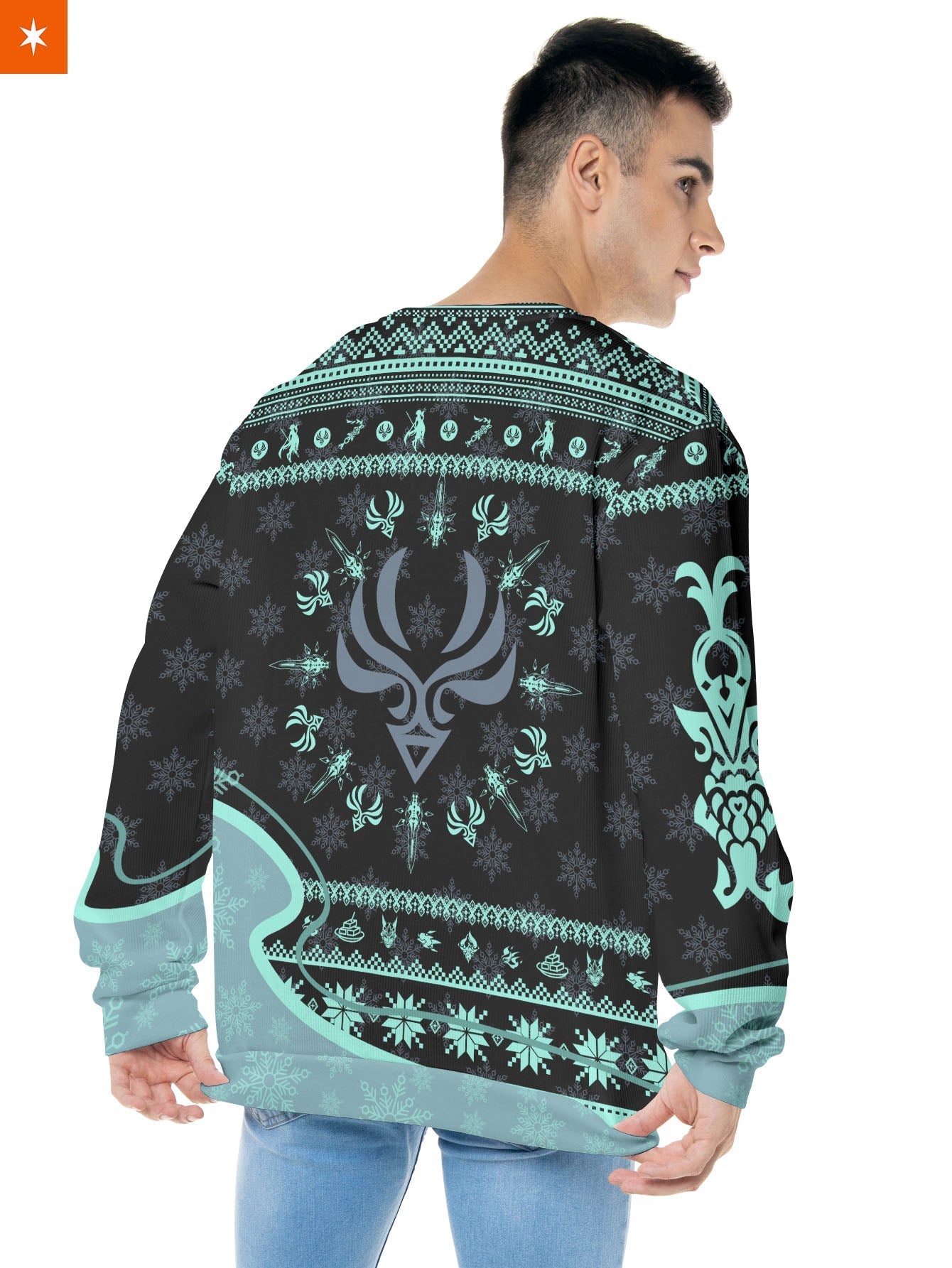 Fandomaniax - Xiao Xmas Unisex Wool Sweater