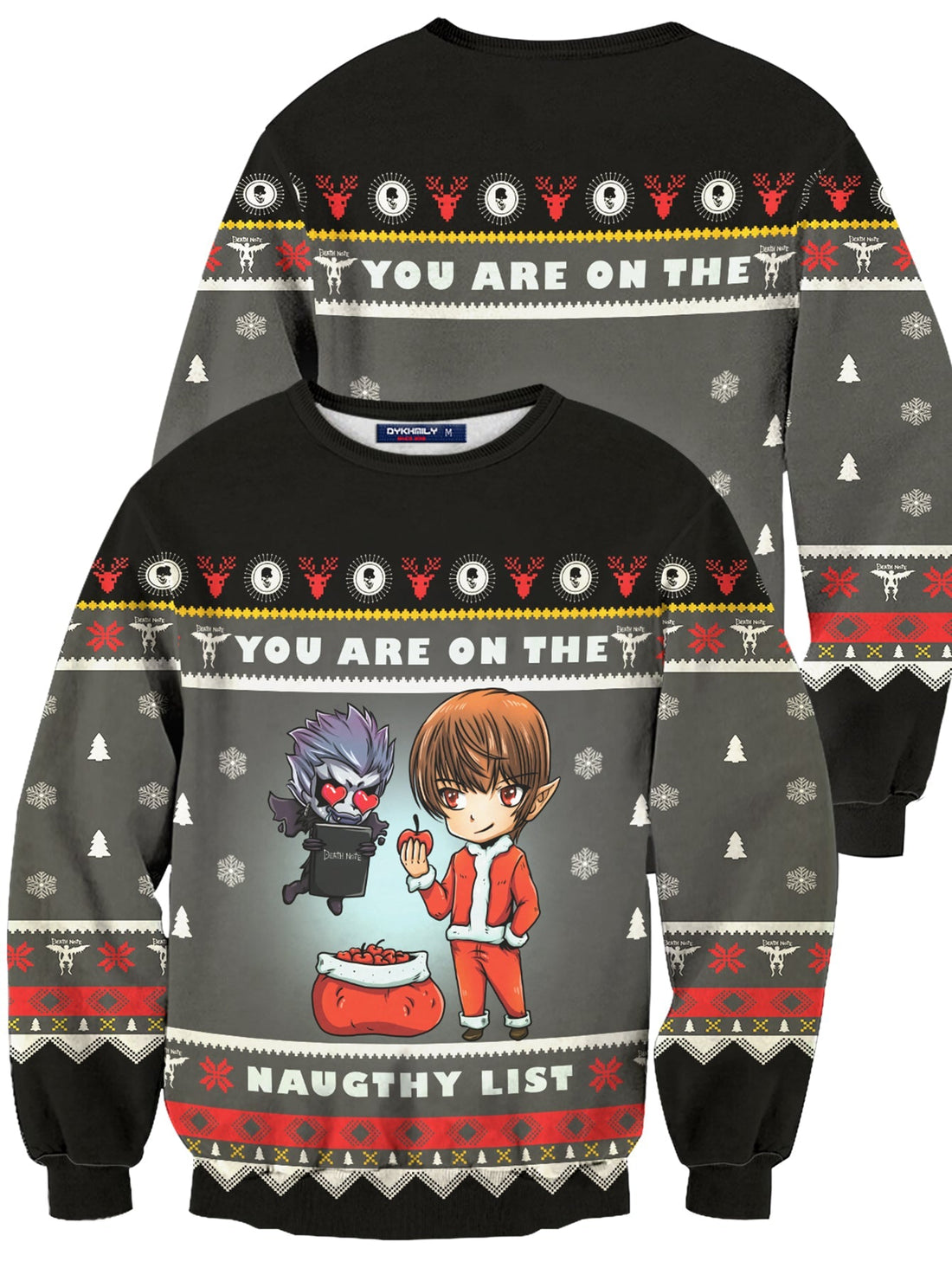 Fandomaniax - Yagami Naughty List Unisex Wool Sweater