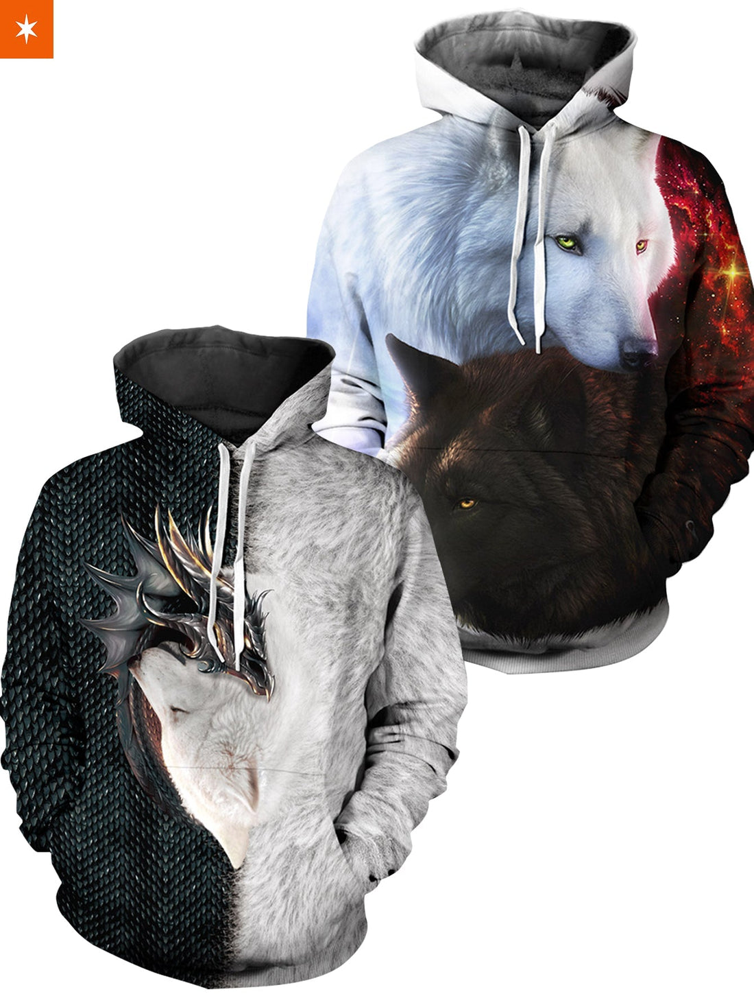 Fandomaniax - Yin Yang Dragon Wolf Bundle