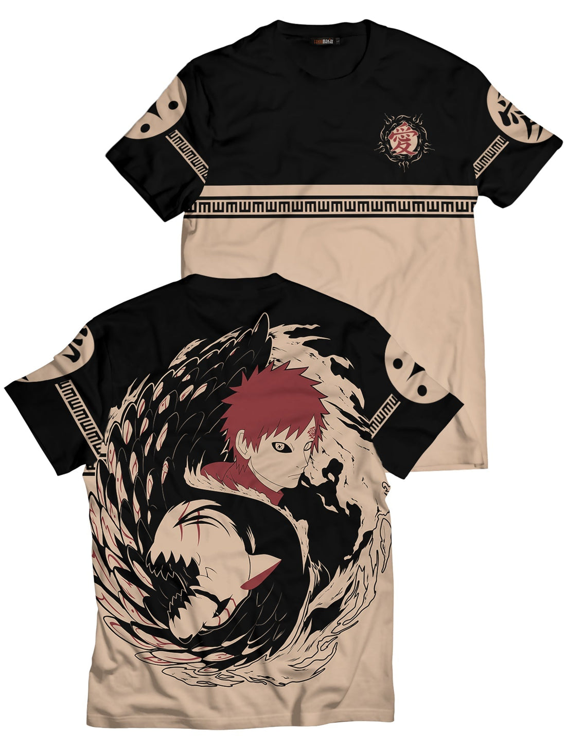 Fandomaniax - Yin Yang Gaara Shukaku Unisex T-Shirt