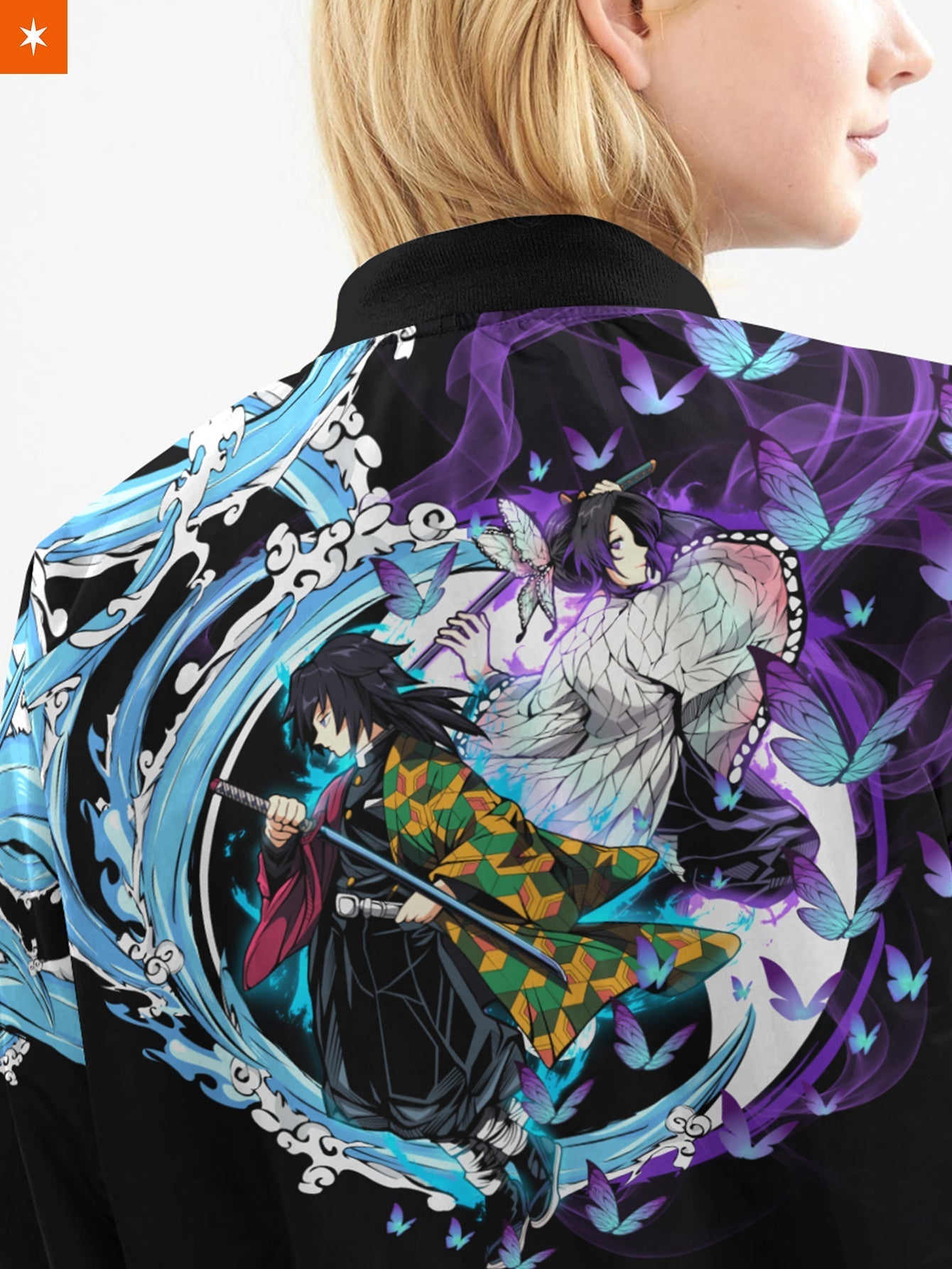 Fandomaniax - Yin Yang Giyu Shinobu Bomber Jacket