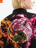 Fandomaniax - Yin Yang Tanjiro Nezuko Bomber Jacket