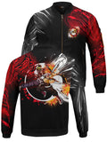 Fandomaniax - Yin Yang Uzui Gyutaro Bomber Jacket