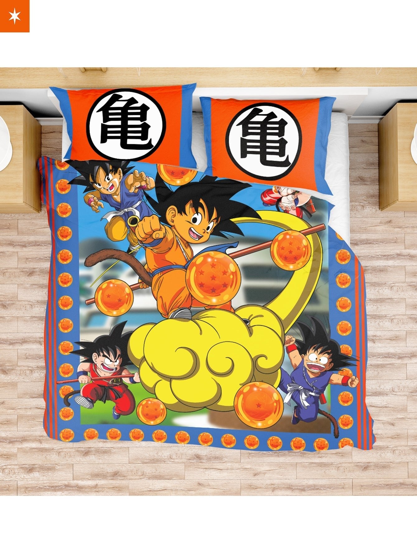 Fandomaniax - Young Goku Bedding Set