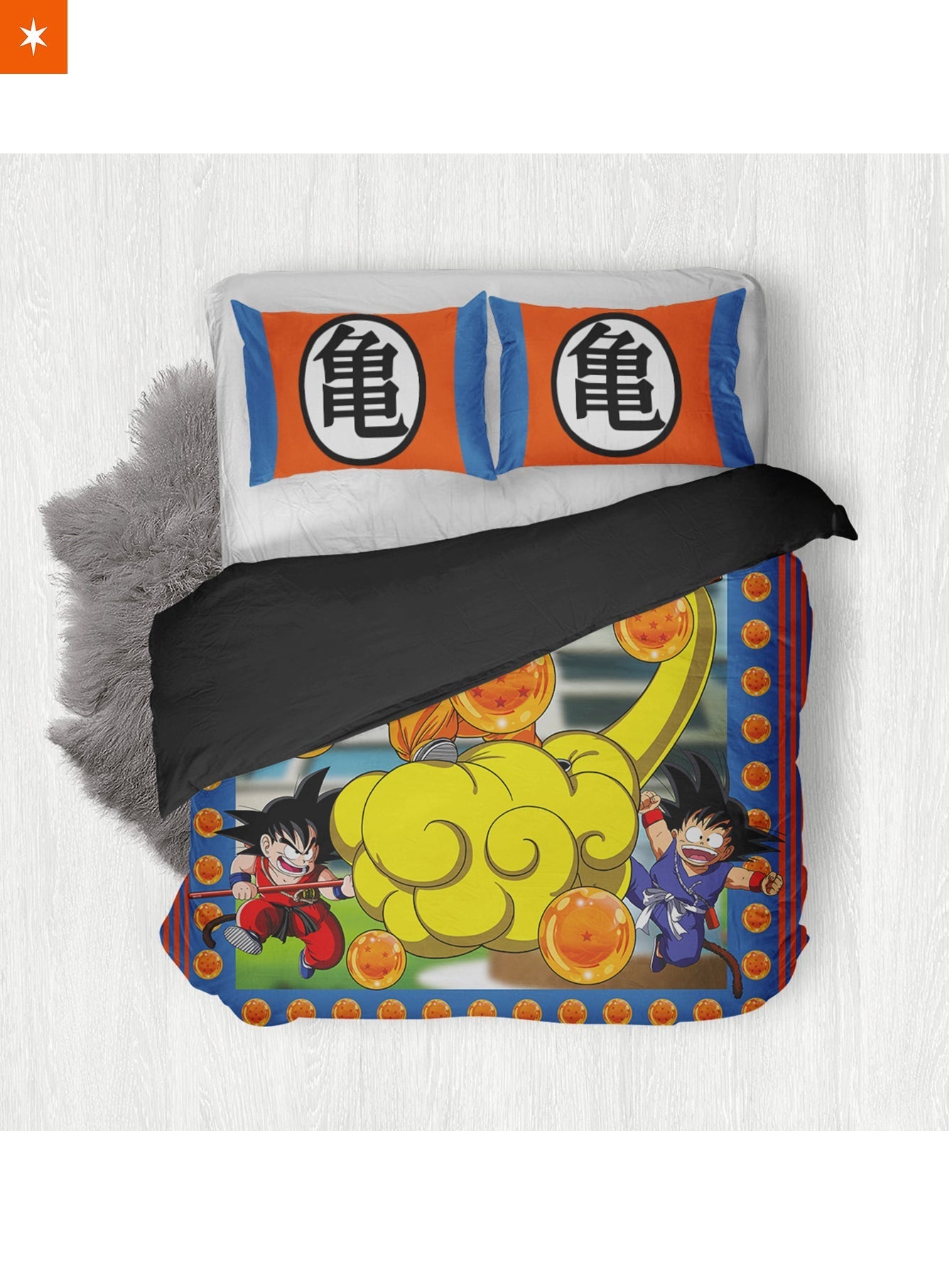 Fandomaniax - Young Goku Bedding Set