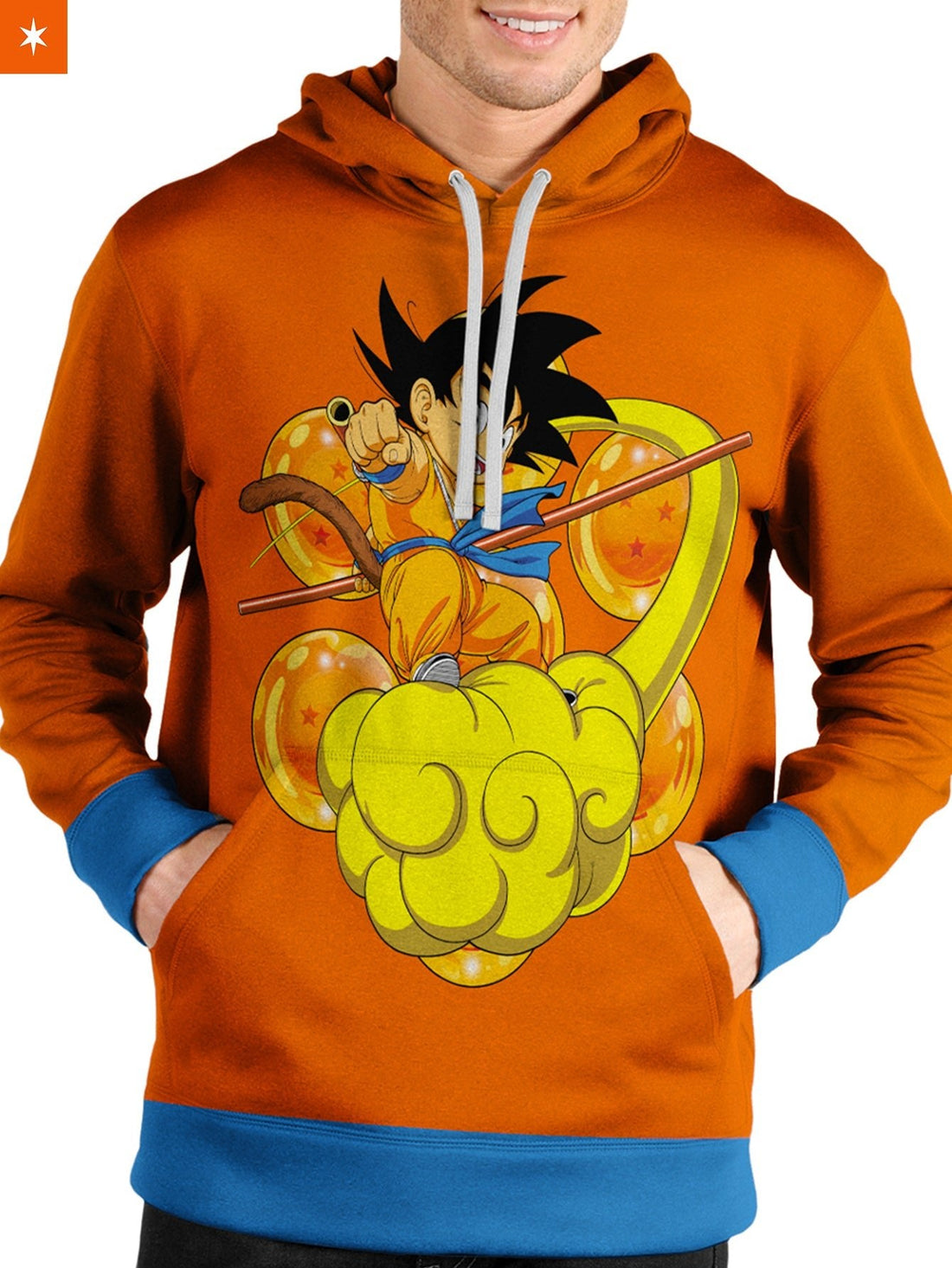 Fandomaniax - Young Goku Unisex Pullover Hoodie