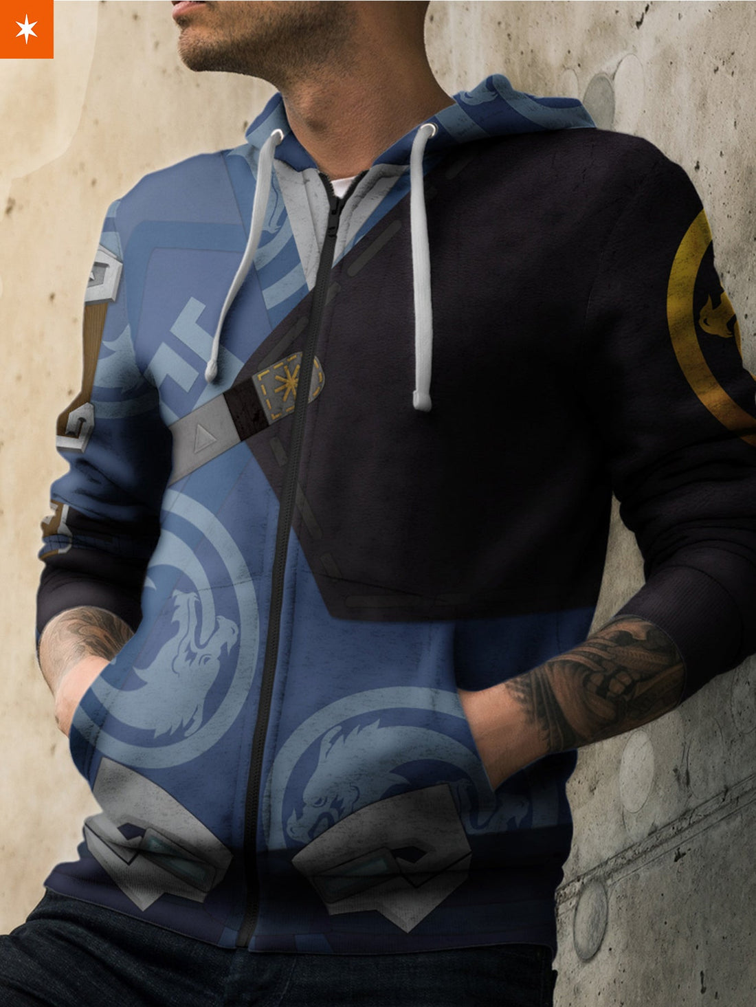 Fandomaniax - Young Master Hanzo V2 Unisex Zipped Hoodie