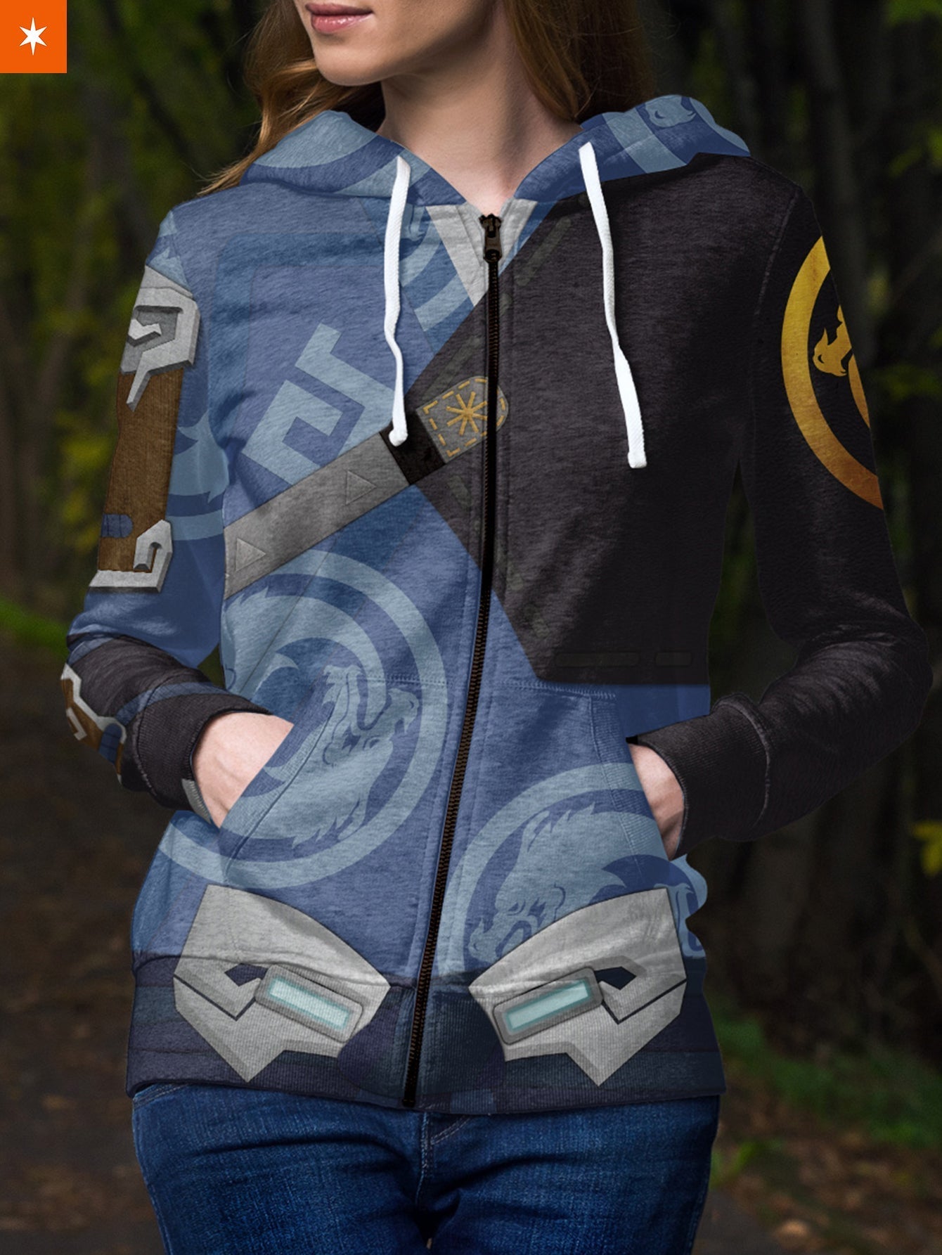 Fandomaniax - Young Master Hanzo V2 Unisex Zipped Hoodie