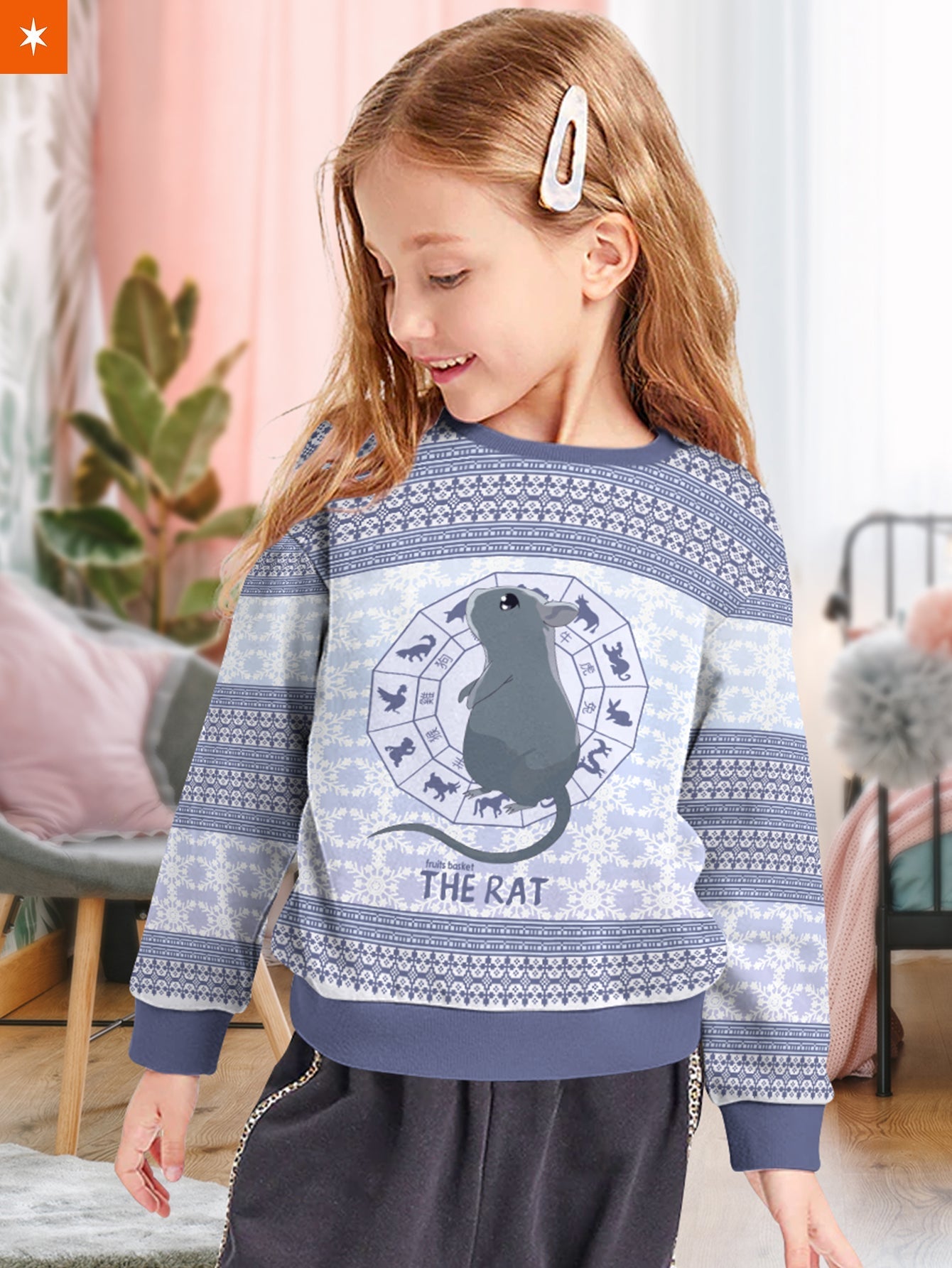 Fandomaniax - Yuki the Rat Kids Unisex Wool Sweater