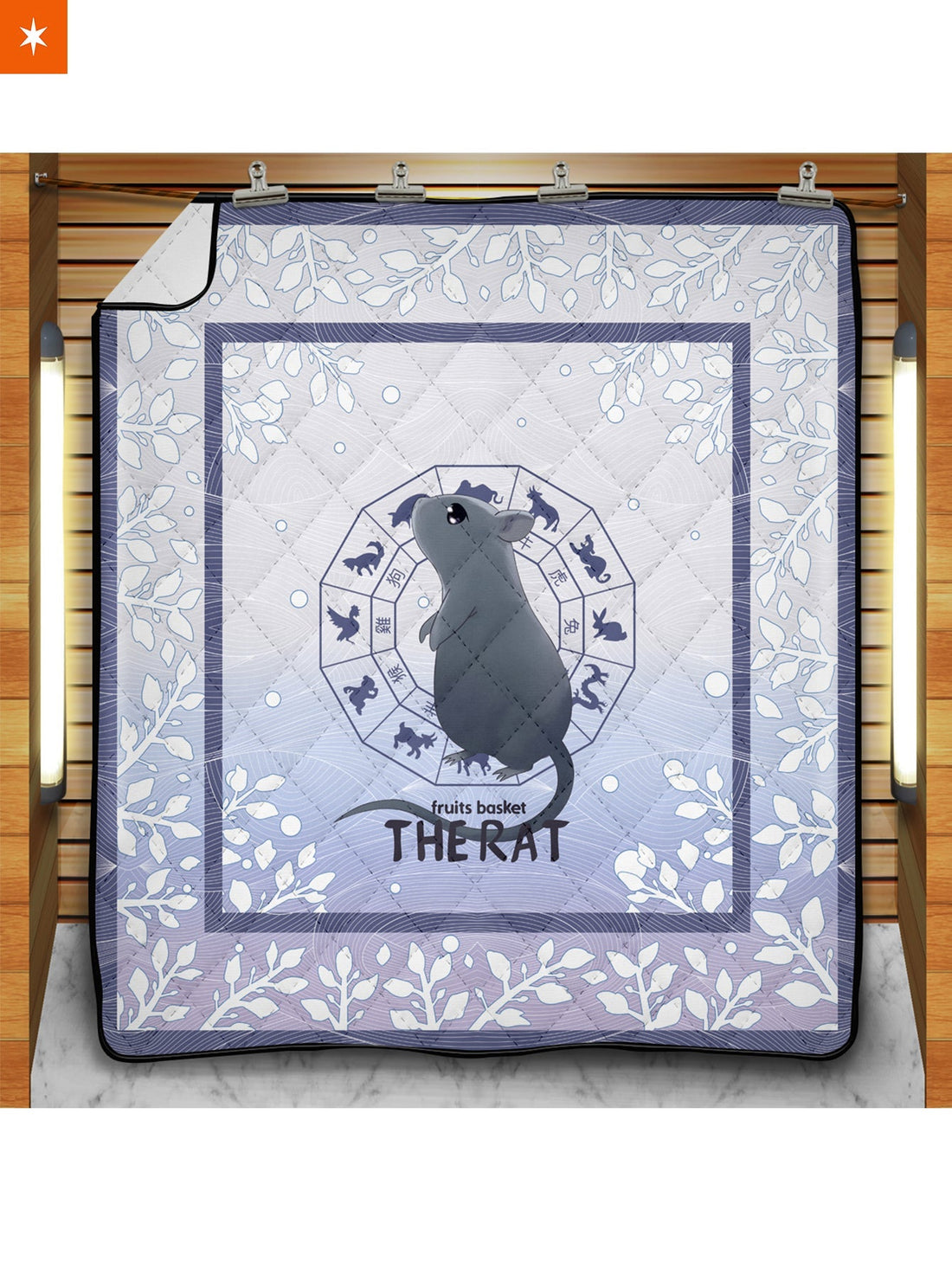 Fandomaniax - Yuki the Rat Quilt Blanket