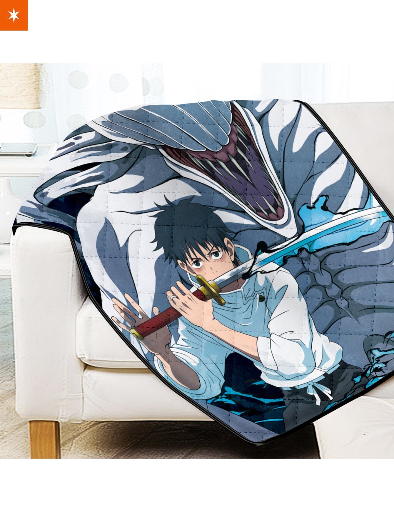 Fandomaniax - Yuta x Rika Cozy Quilt Blanket