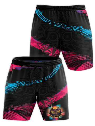 Fandomaniax - Zelda Majora Beach Shorts