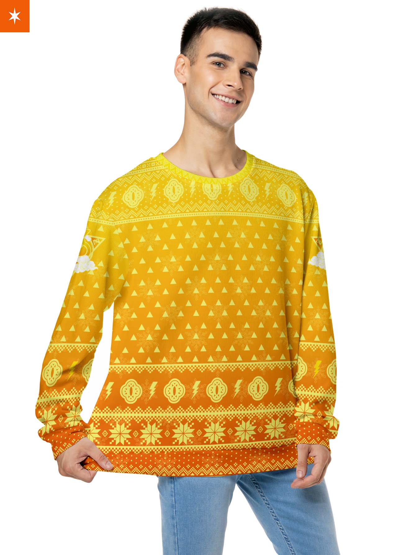 Fandomaniax - Zenitsu Christmas Unisex Wool Sweater