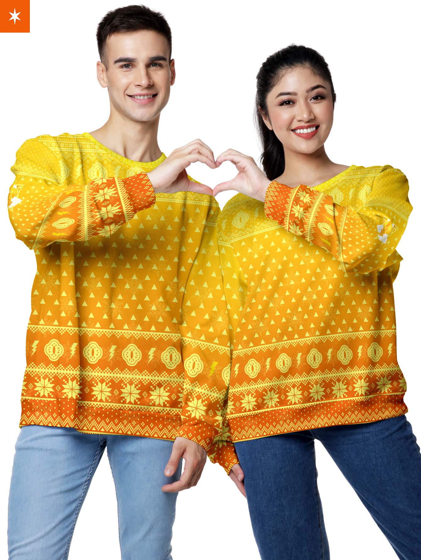 Fandomaniax - Zenitsu Christmas Unisex Wool Sweater