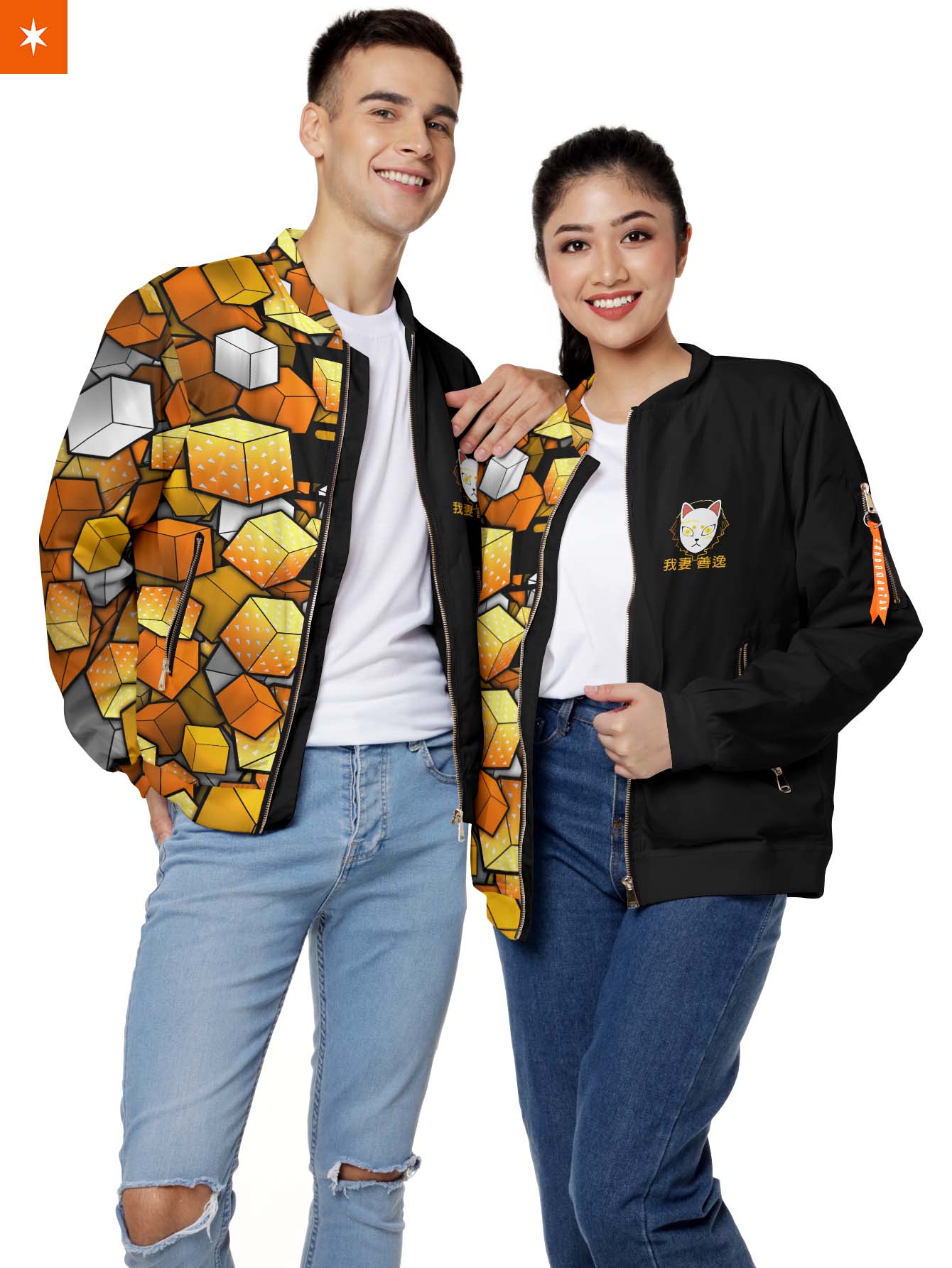 Fandomaniax - Zenitsu Cube Bomber Jacket