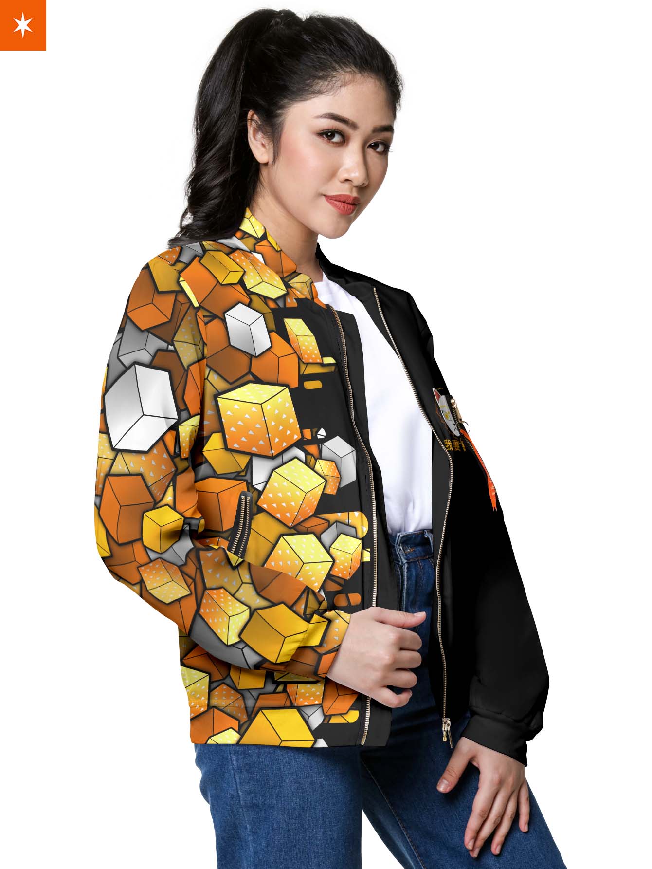 Fandomaniax - Zenitsu Cube Bomber Jacket