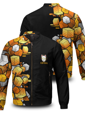 Fandomaniax - Zenitsu Cube Bomber Jacket