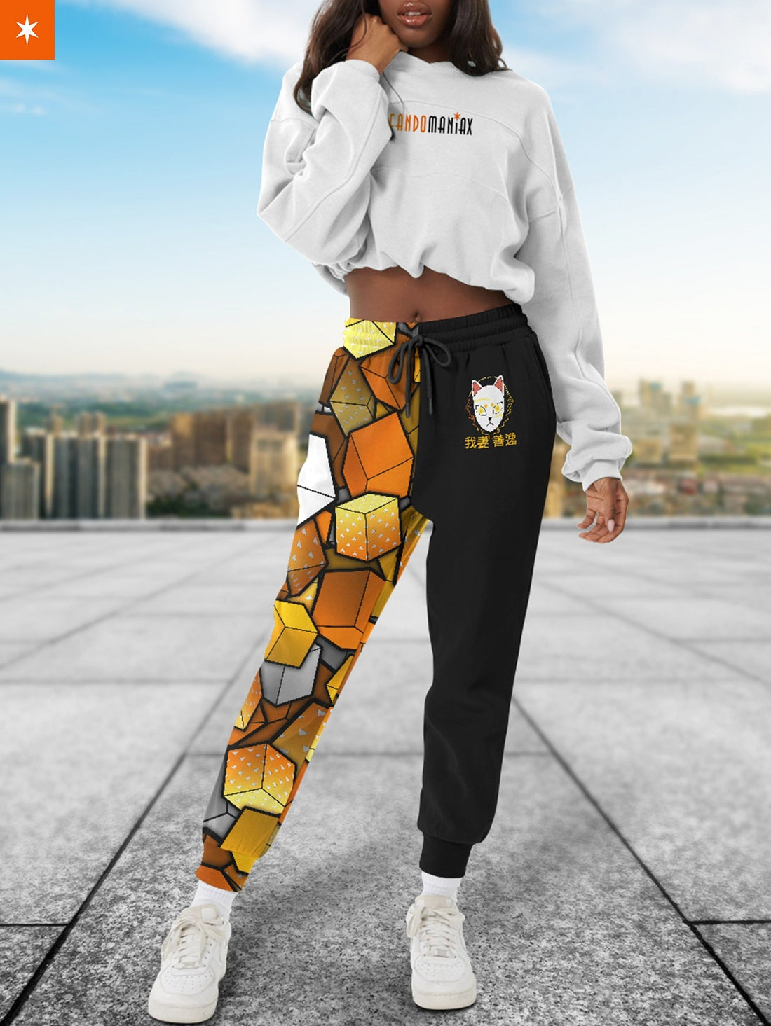 Fandomaniax - Zenitsu Cube Jogger Pants