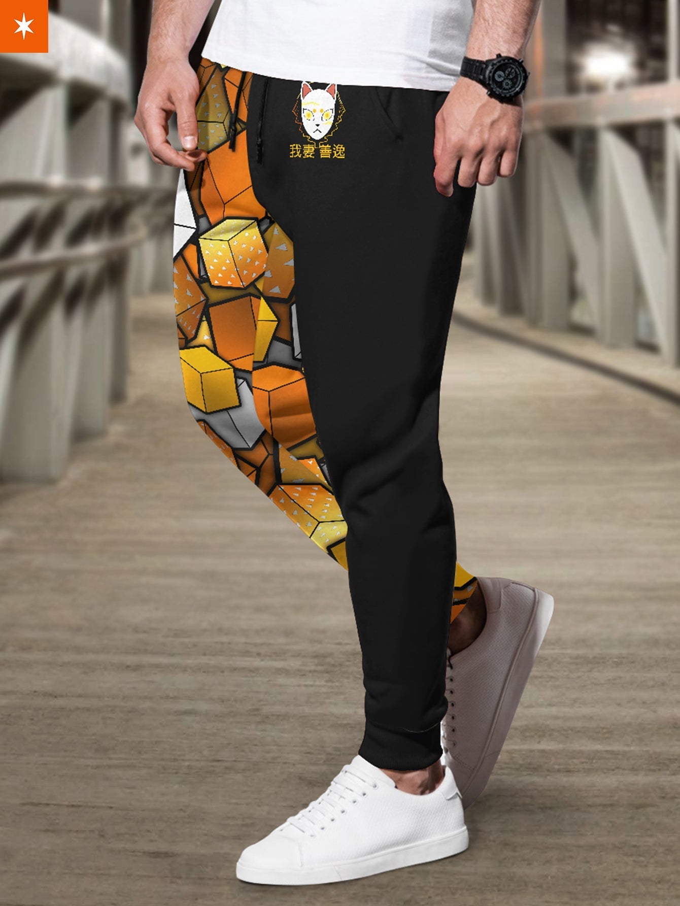 Fandomaniax - Zenitsu Cube Jogger Pants