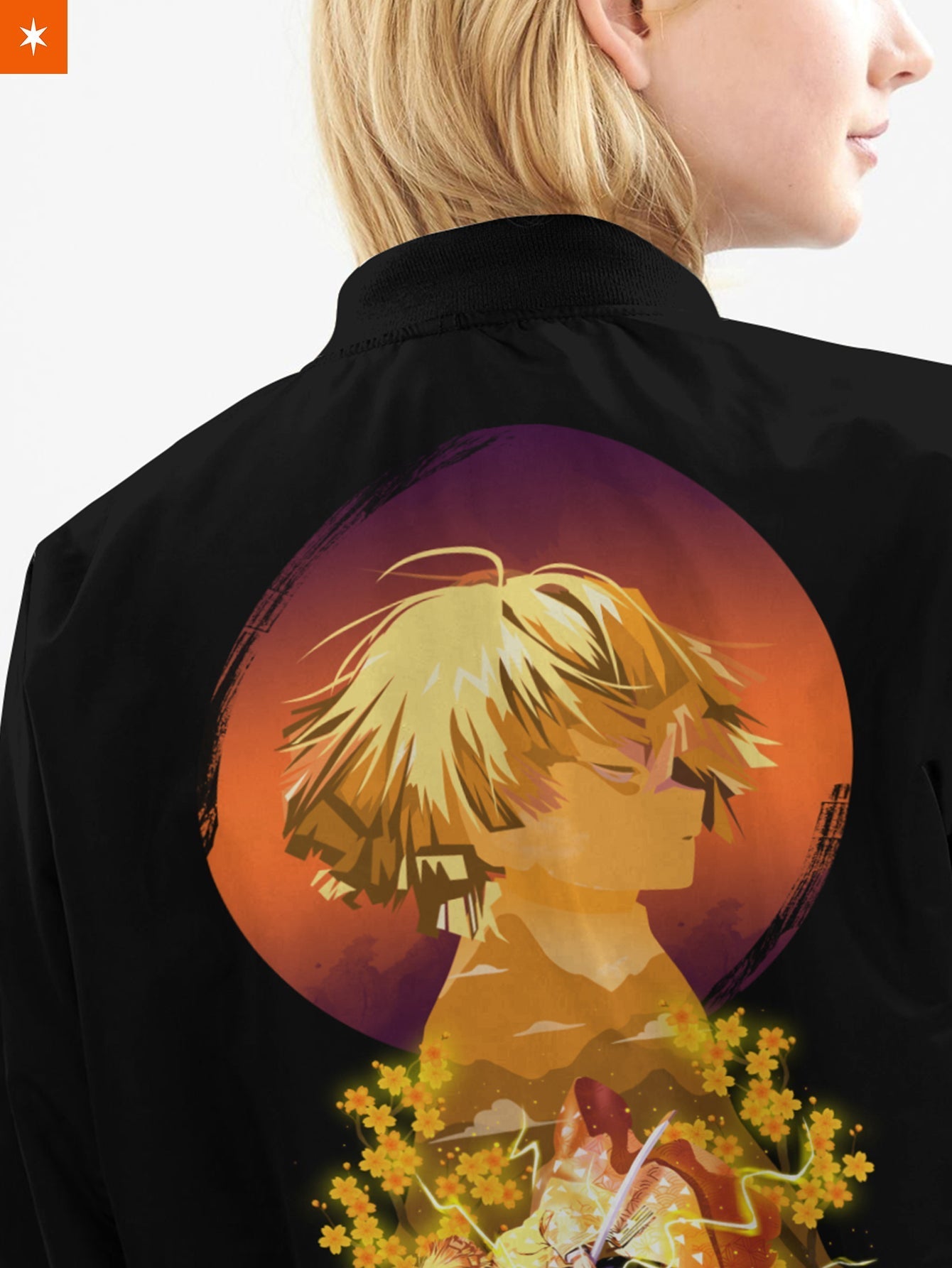 Fandomaniax - Zenitsu Spirit Bomber Jacket