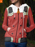 Fandomaniax - Zero Two Unisex Zipped Hoodie