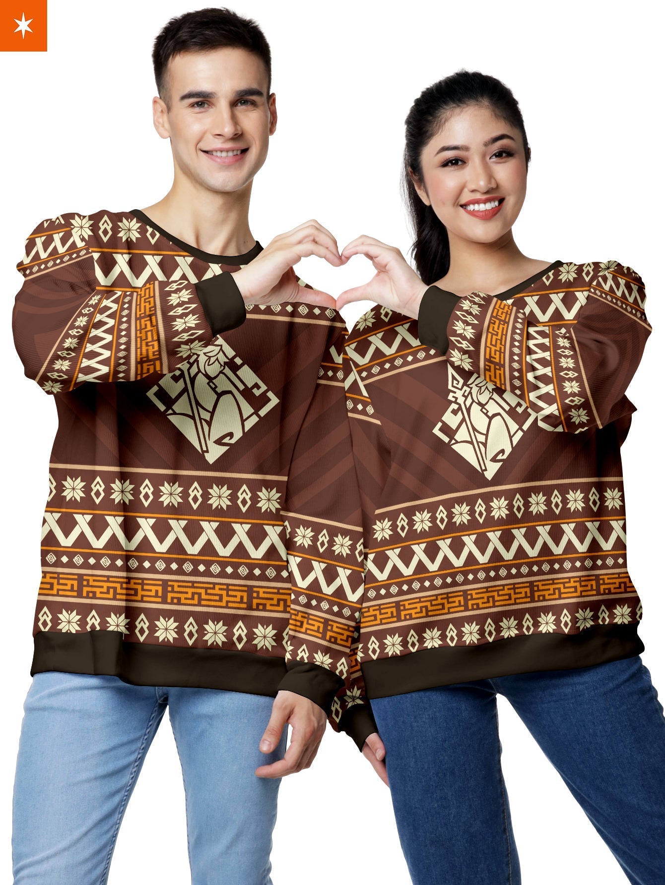 Fandomaniax - Zhongli Xmas Unisex Wool Sweater