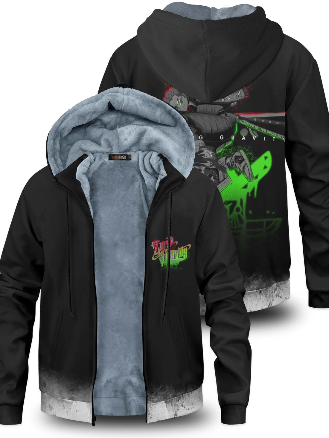 Fandomaniax - Samurai Gravity Velvet Hoodie